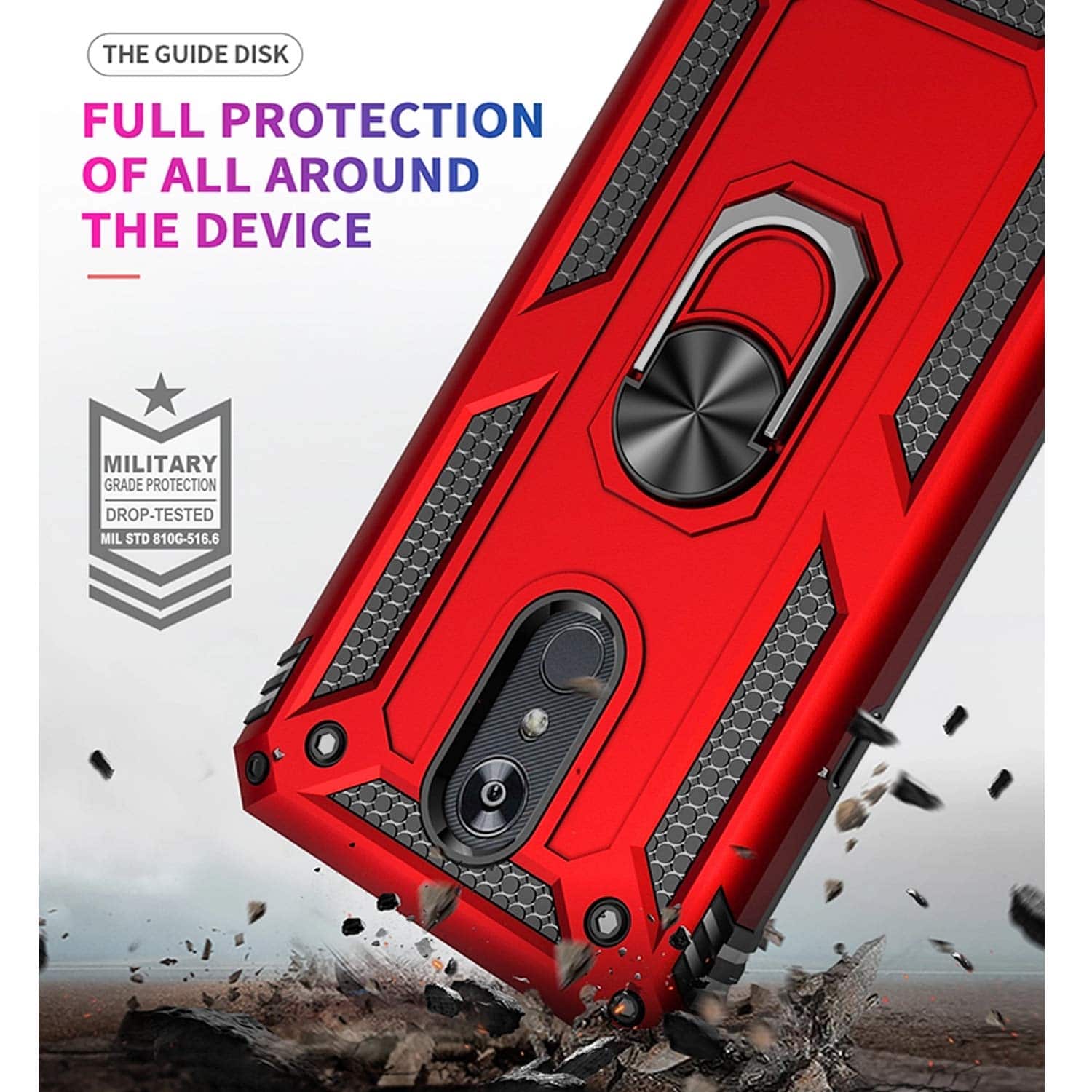 2021 New Luxury Armor Ring Bracket Phone case For LG Stylo5-Fast Delivery