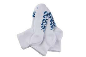 6 Pairs X Bonds Mens X-Temp Quarter Crew Socks White As8