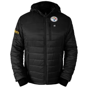 ActionHeat Pittsburgh Steelers 5V Men's Puffer Battery Heated Jacket