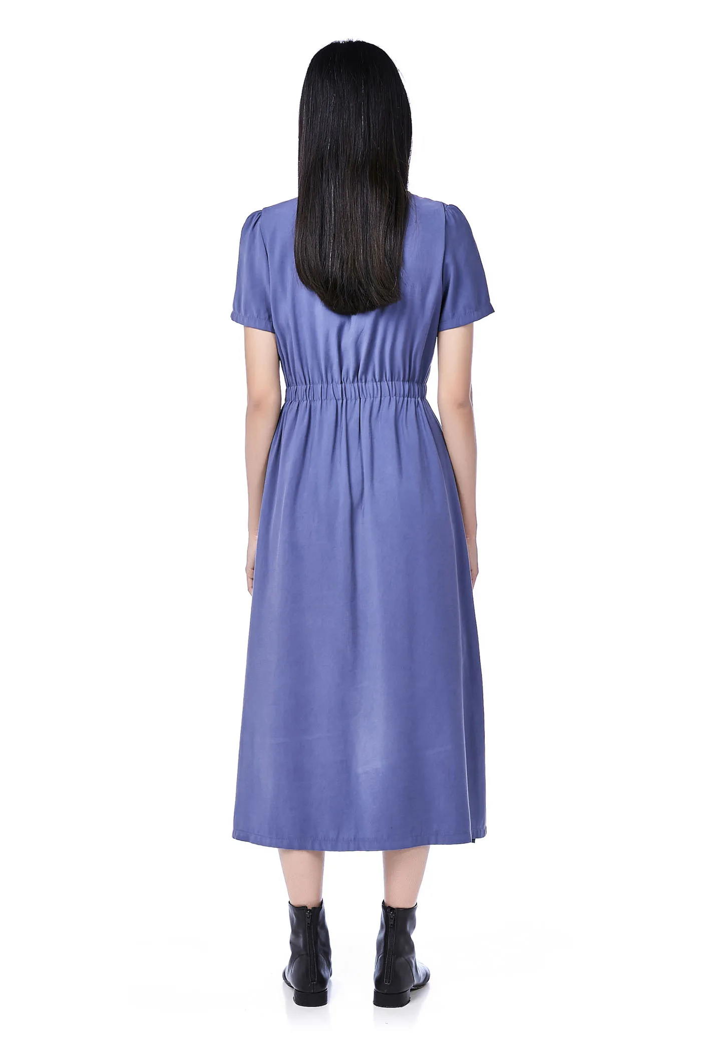 Adeam Gathered-Waist Dress