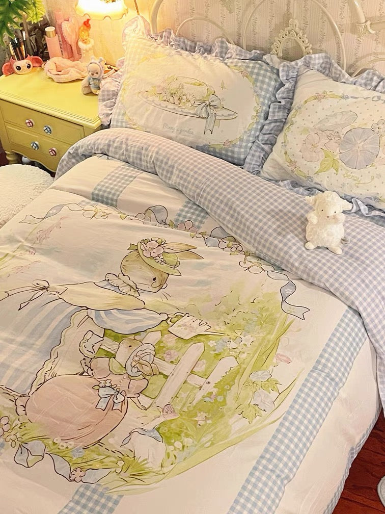 Bunny’s garden licensed bedding set cotton