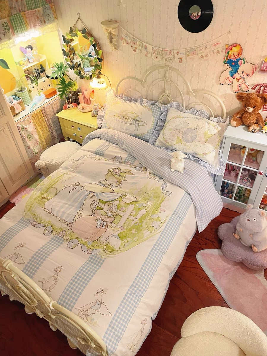 Bunny’s garden licensed bedding set cotton