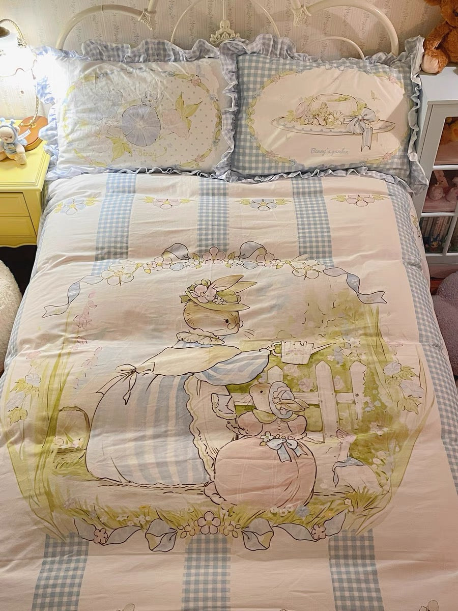 Bunny’s garden licensed bedding set cotton