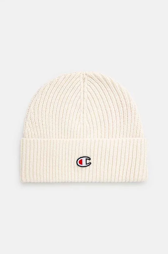 Champion wool beanie beige color 802418