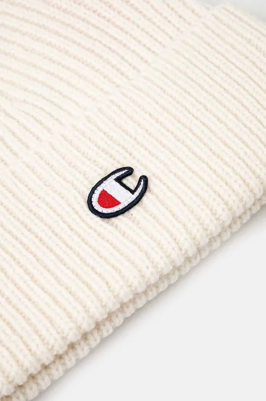 Champion wool beanie beige color 802418