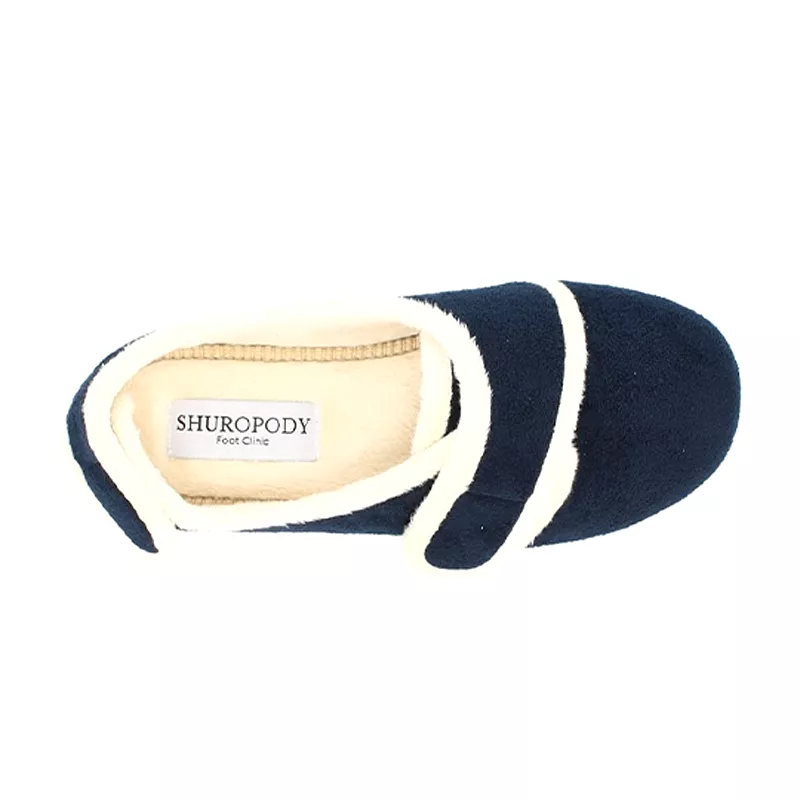 Charlotte Extra Wide Fit Women's Lined Velour Slipper