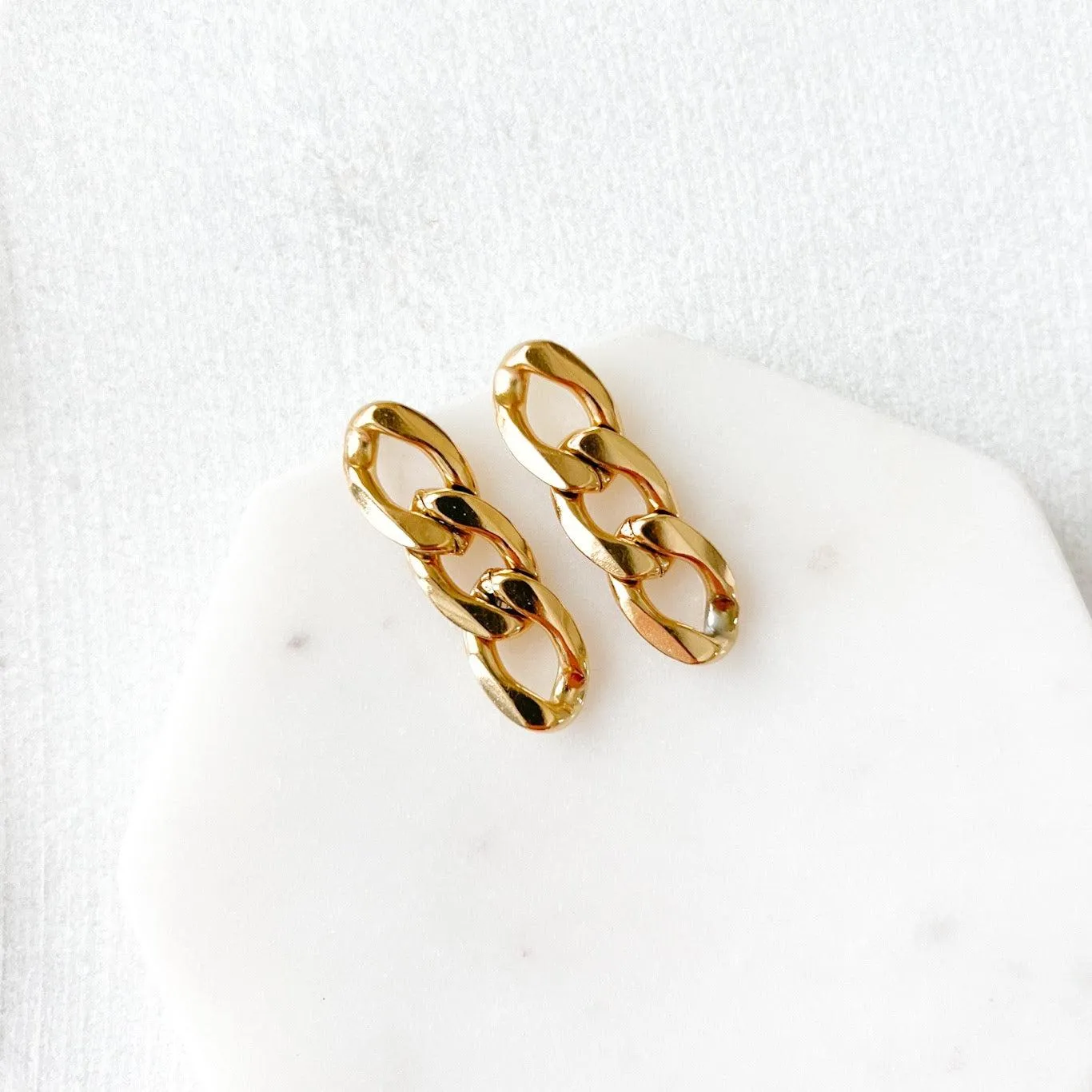 Chévere Chain Link Earrings - LAST CHANCE!