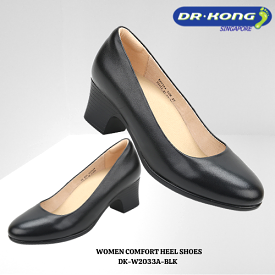 DR.KONG WOMEN COMFORT HEEL SHOES DK-W2033A-BLK(RP : $159)