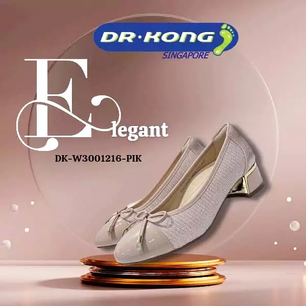 DR.KONG WOMEN COMFORT HEEL SHOES DK-W3001216-PIK(RP : $189)