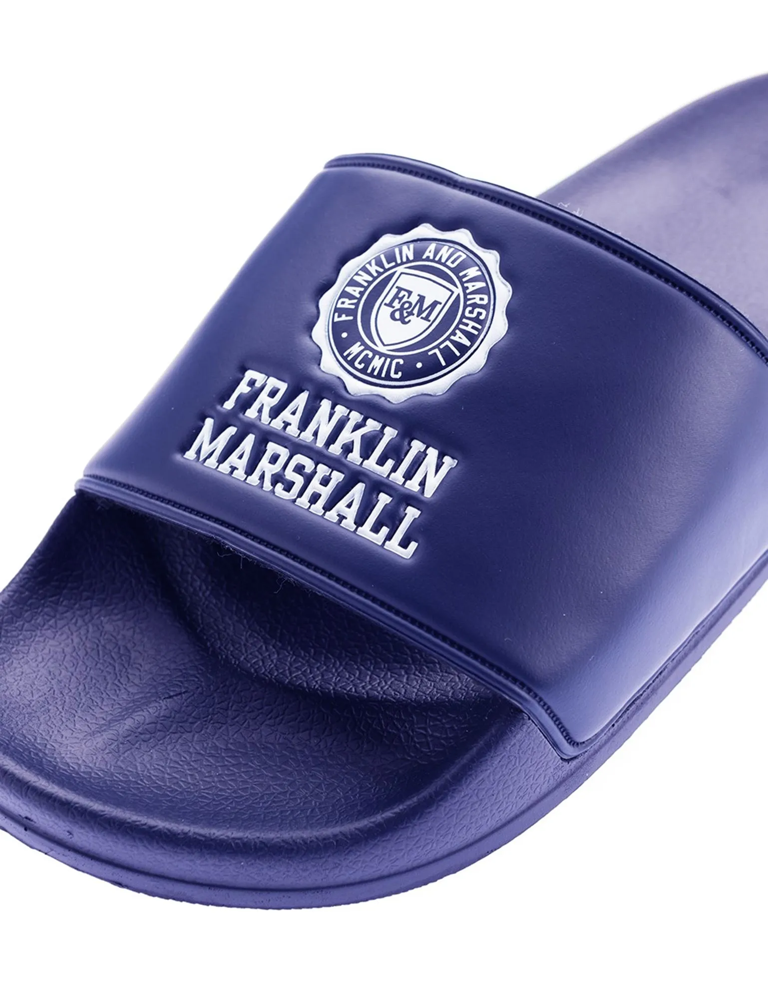 Franklin & Marshall Footwear Slip On Sliders Bluette