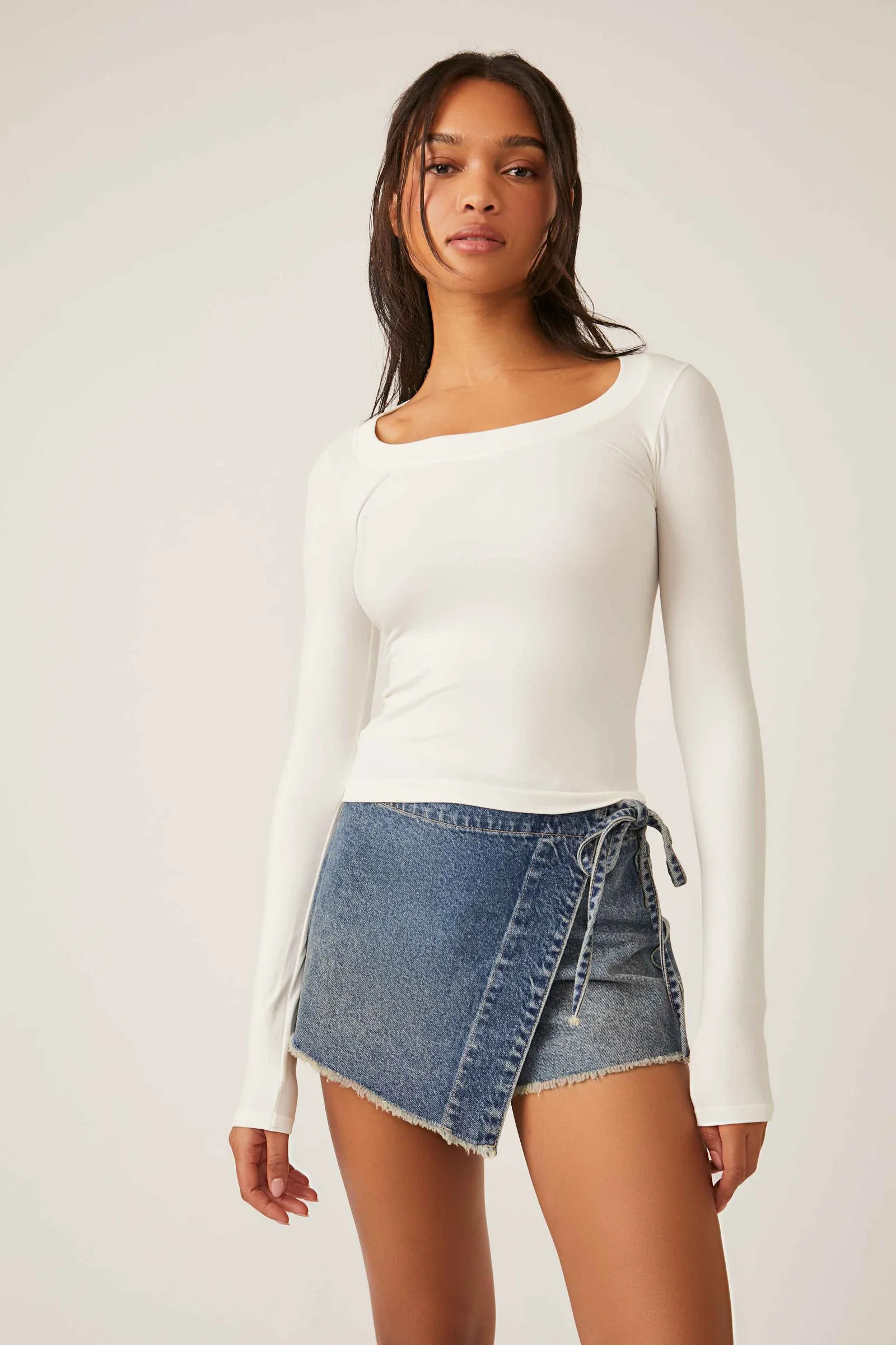 Free People Must Have Scoop Layering Top