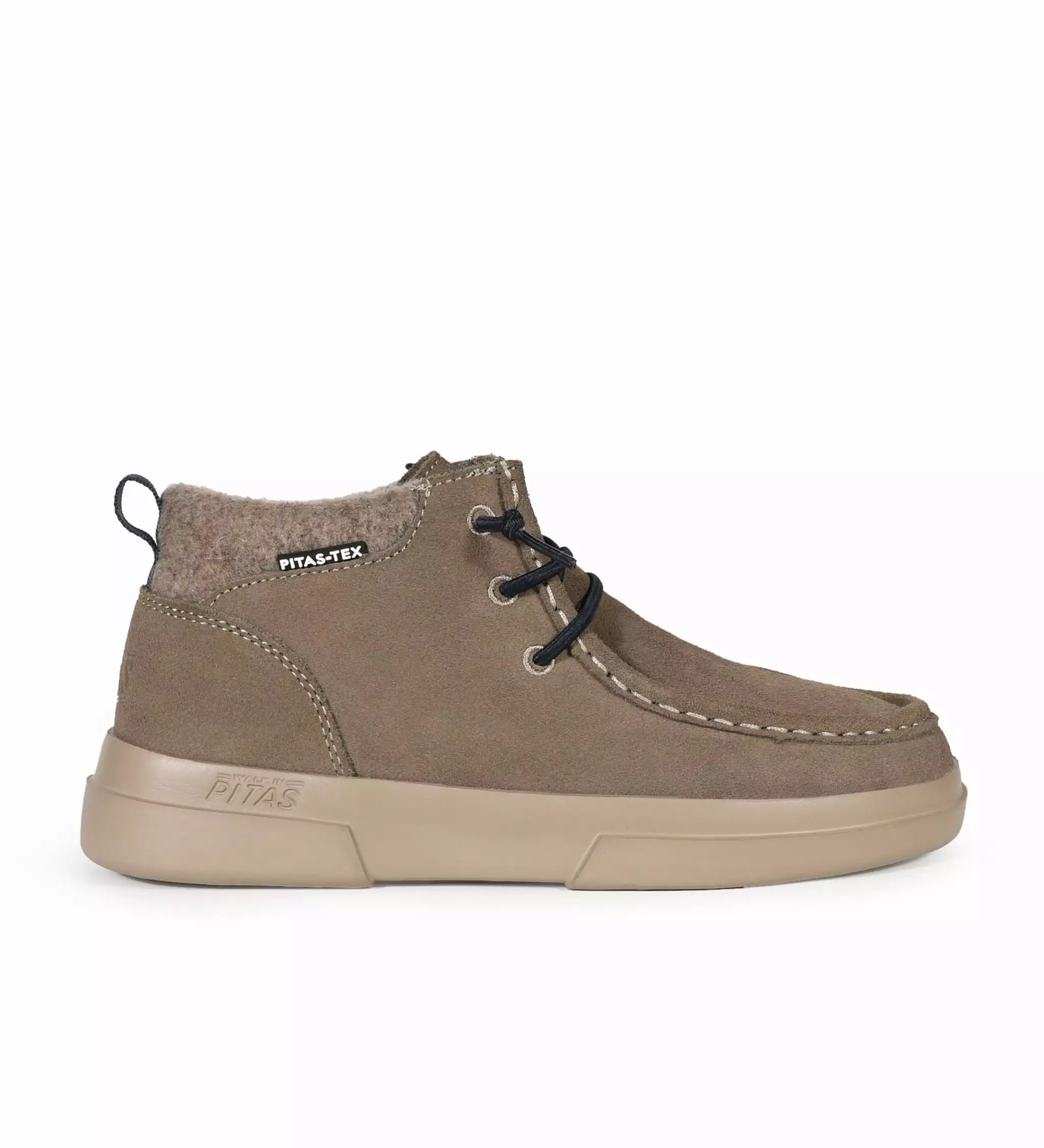 Garda Waterproof Suede Easy-On Mid-Top Boots