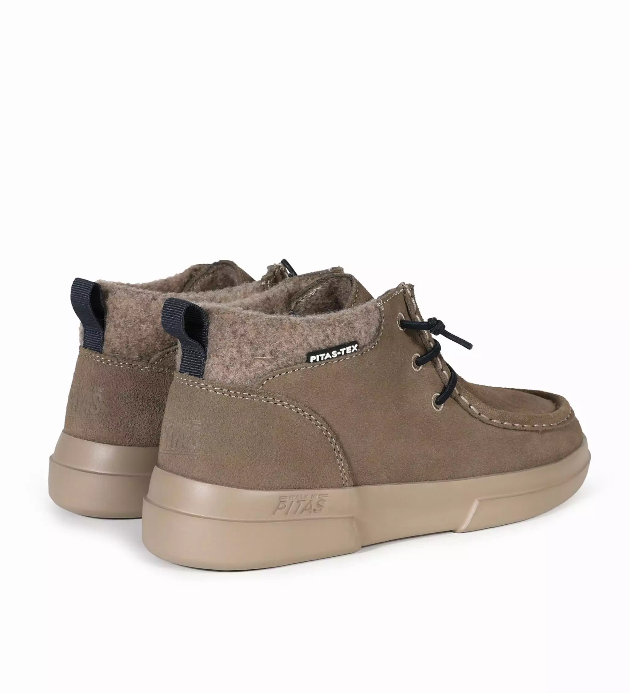 Garda Waterproof Suede Easy-On Mid-Top Boots