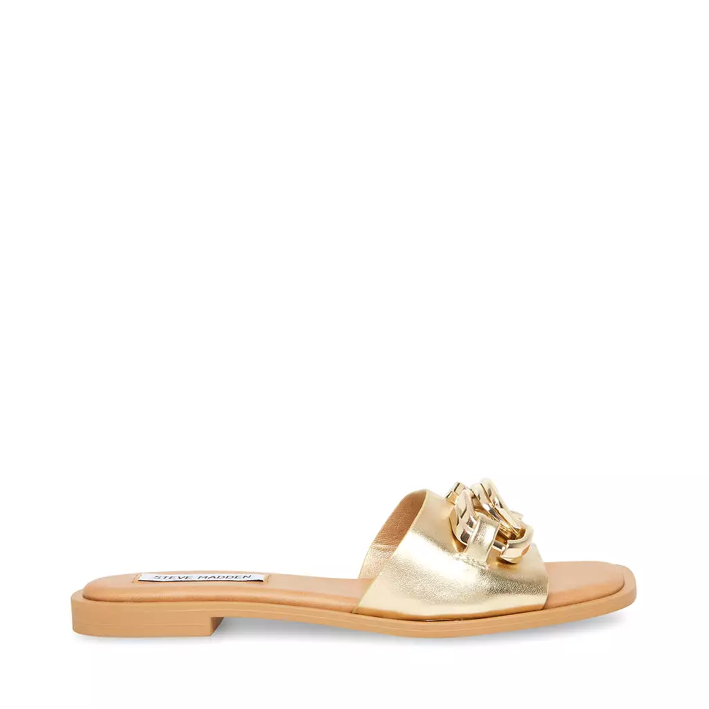 Gene Sandal GOLD LEATHER