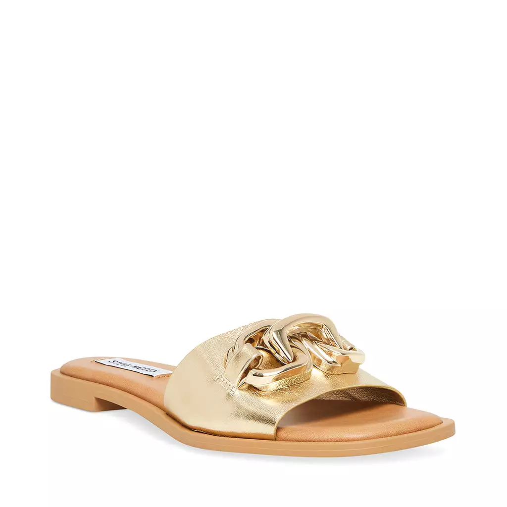 Gene Sandal GOLD LEATHER