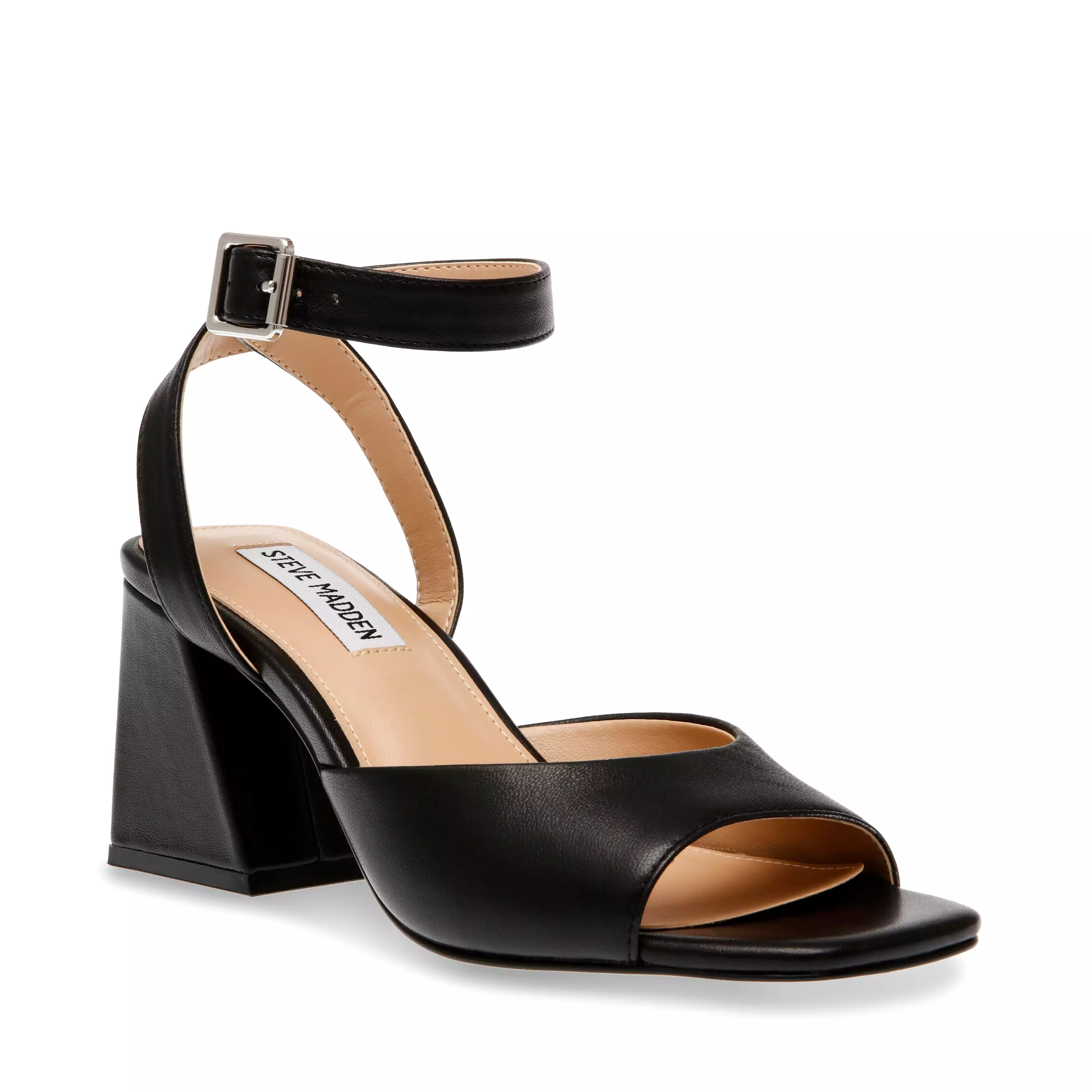 Glisten Sandal BLACK LEATHER