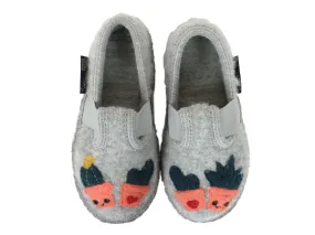 Haflinger Children's slippers Cactus Grey