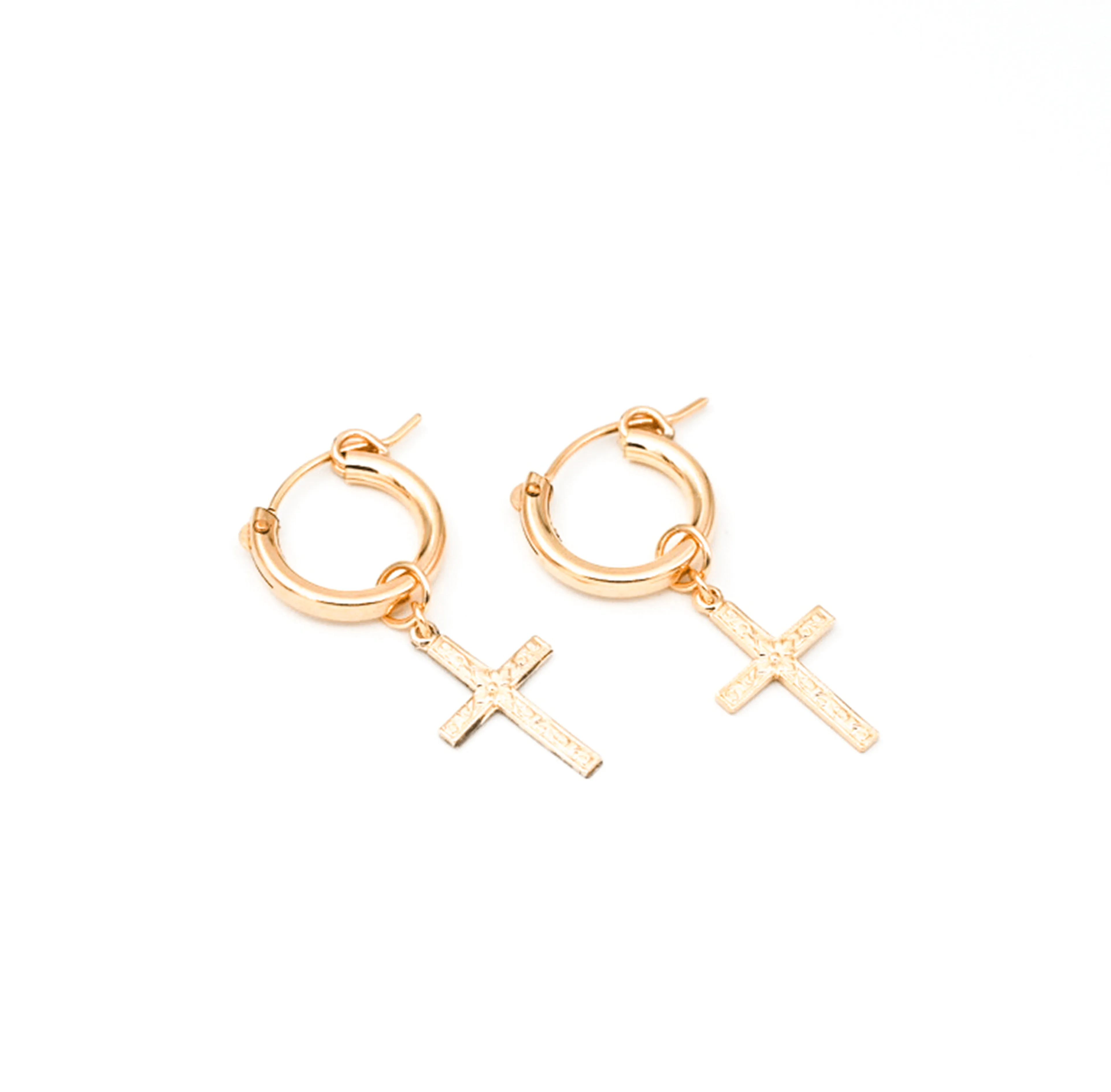 Hinge Cross Hoops Wholesale