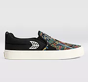 Hokusai SLIP-ON Warrior Print Canvas Sneaker Men