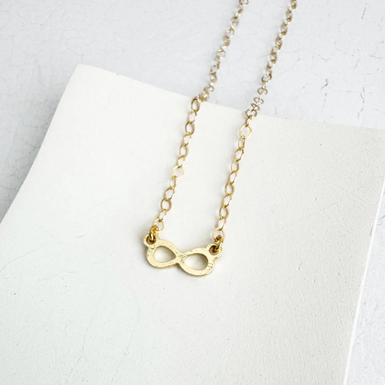 Infinity Layering Necklace in 14k Gold Filled