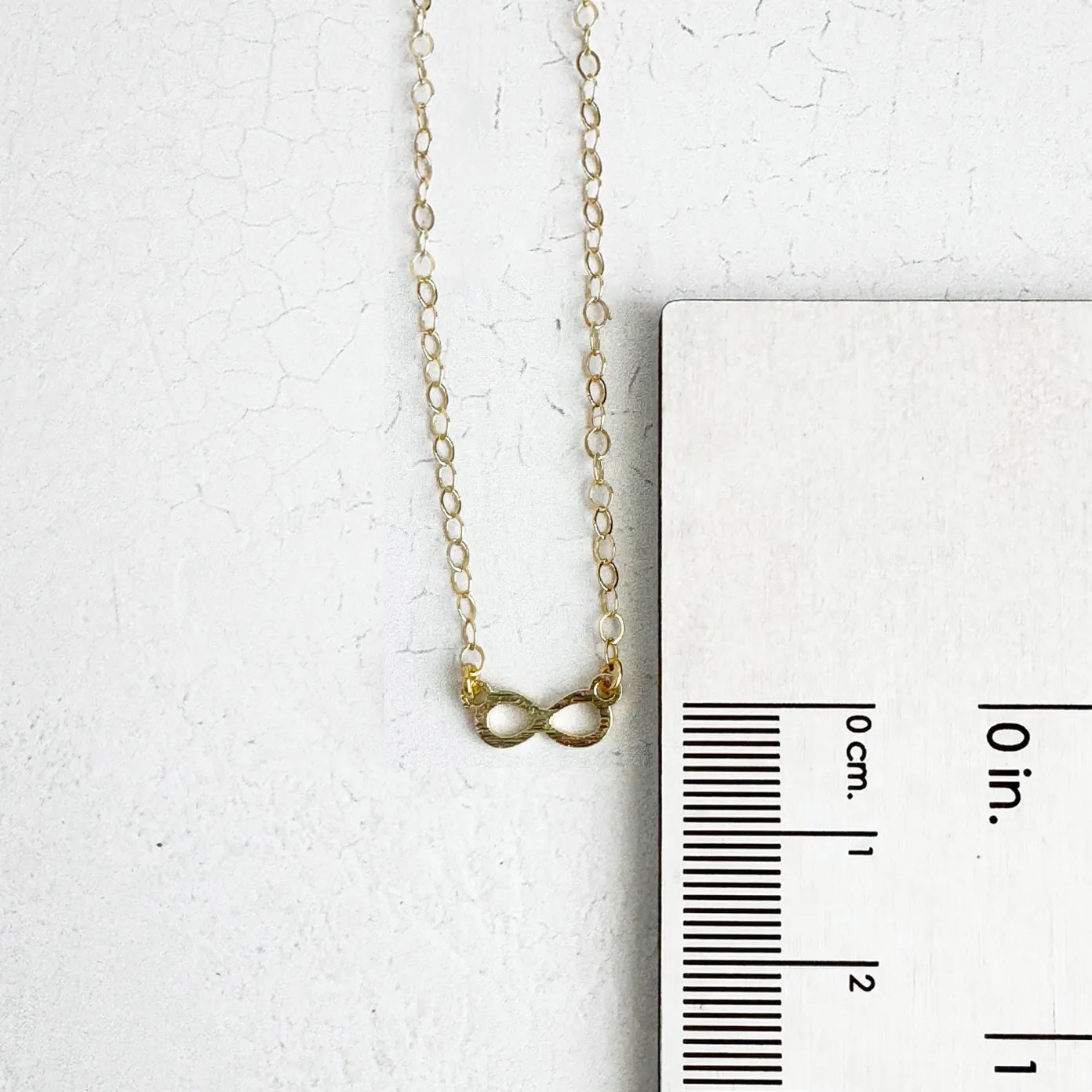 Infinity Layering Necklace in 14k Gold Filled