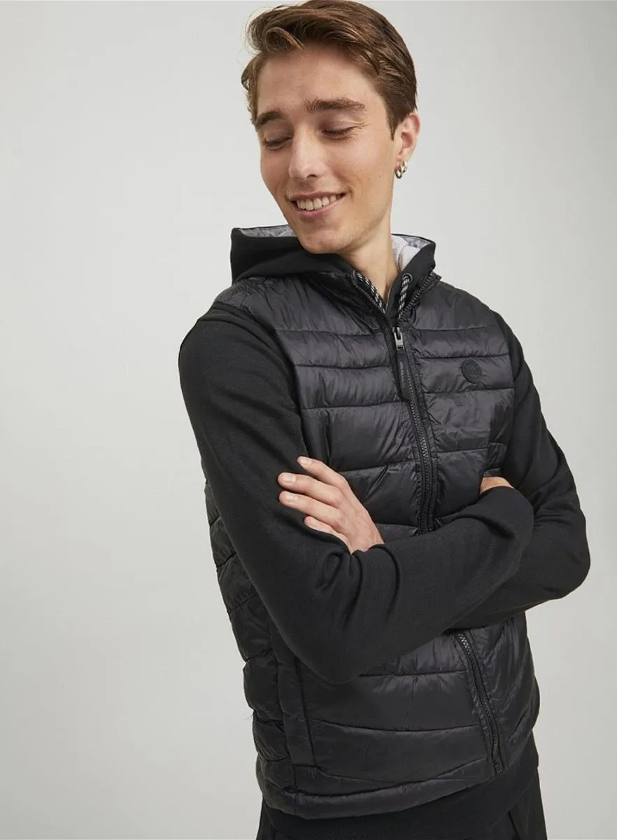 Jack & Jones Hero Puffer Bodywarmer Gilet Black