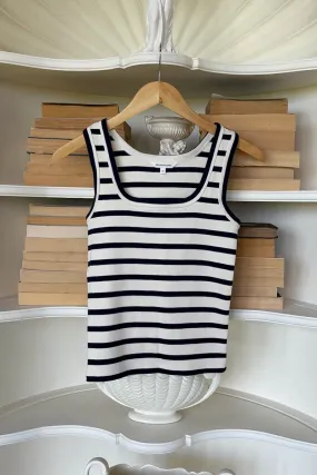 Layering Tank 2 - Navy Stripe