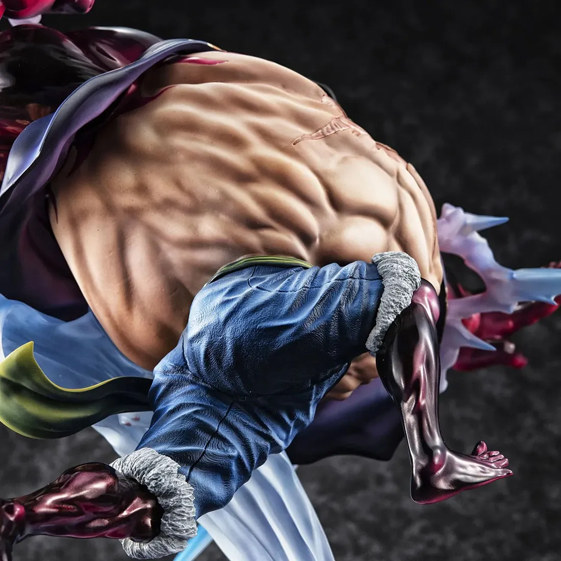 MegaHouse One Piece Portrait of Pirates SA-Maximum Monkey D. Luffy Gear 4th Boundman Ver. 2 Figure (red)