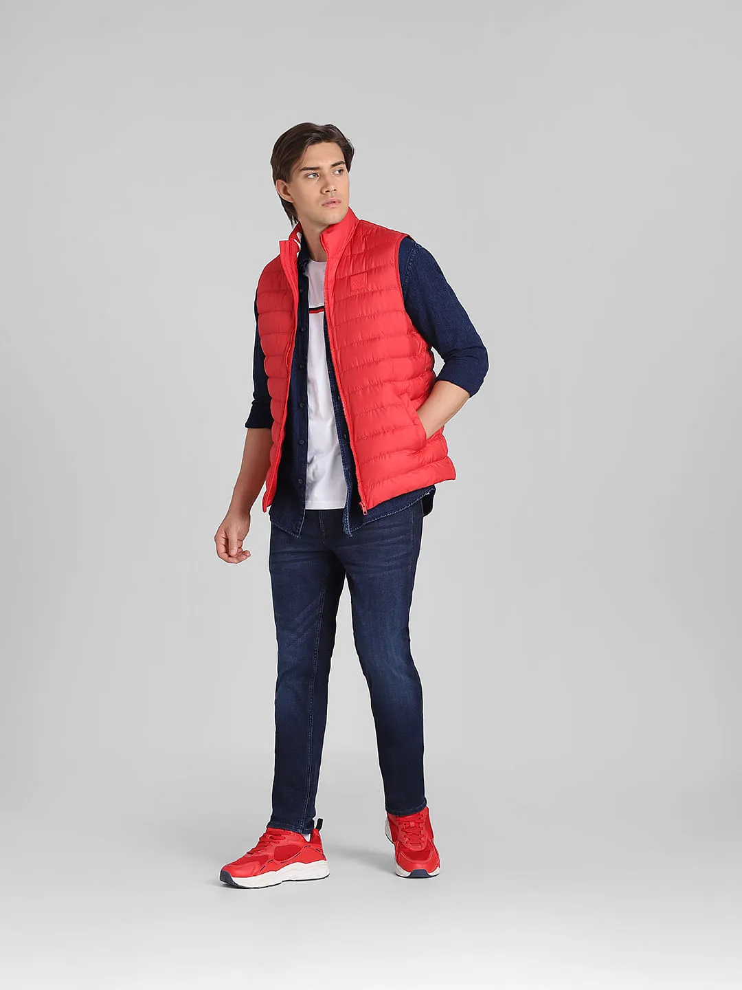 Red Puffer Vest