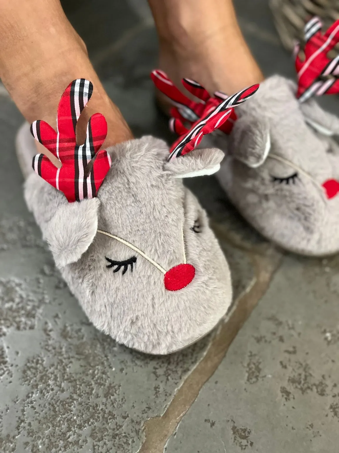 Reindeer Antler Slippers