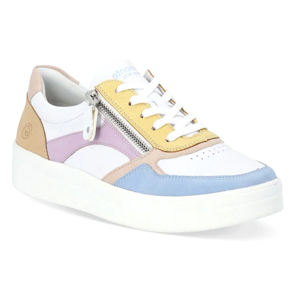 Rieker Women's D0J01-83 Kendra Aqua/Weiss/Rose/Sun/Mauve/Tan