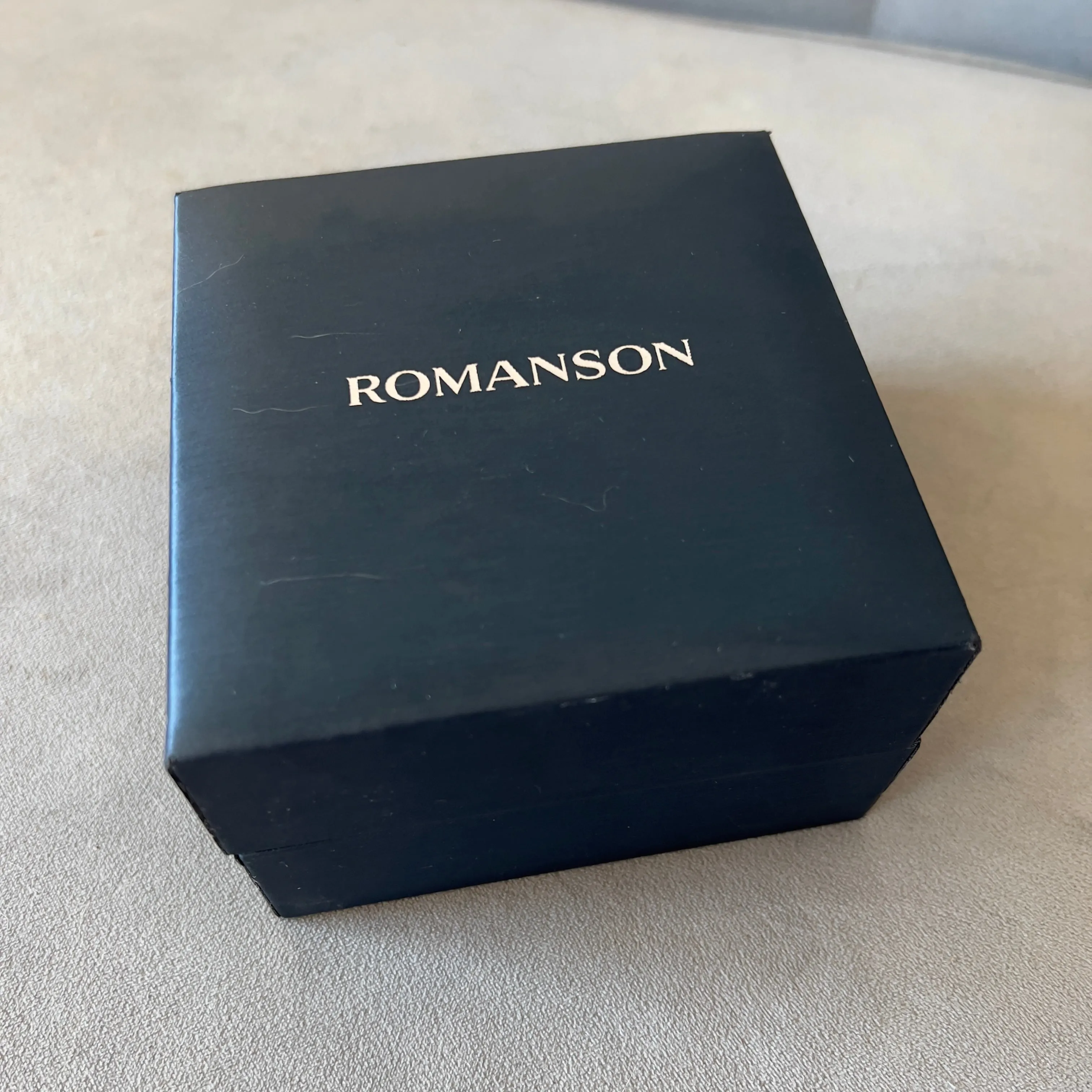 ROMANSON Box + Filled Certificate