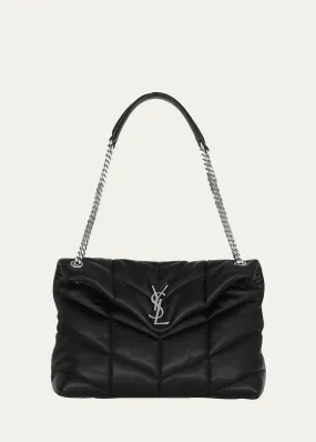 Saint Laurent Lou Puffer Medium YSL Shoulder Bag in Quilted Leather