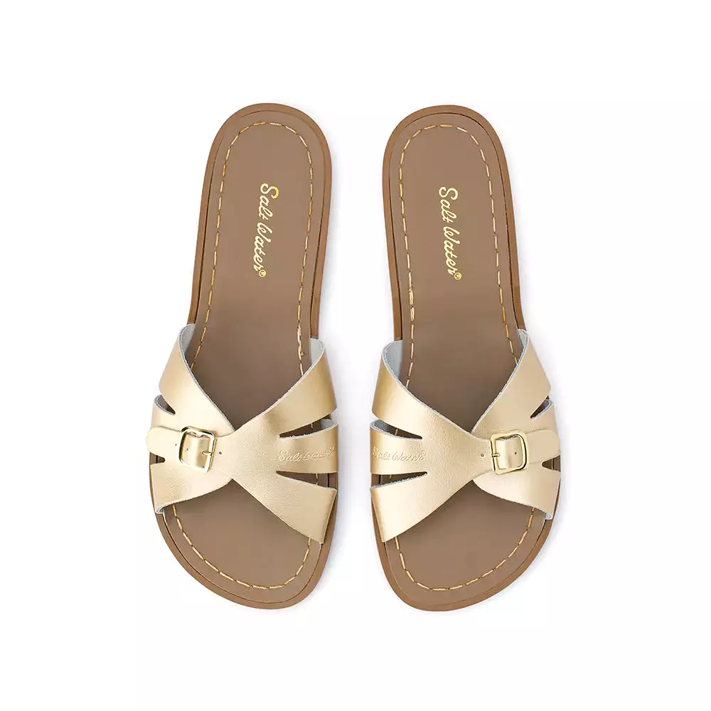 Salt Water Sandals Classic Slide Gold