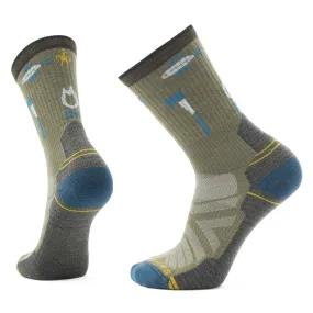 Smartwool Hike Camp Gear Crew Socks Color: Winter Moss