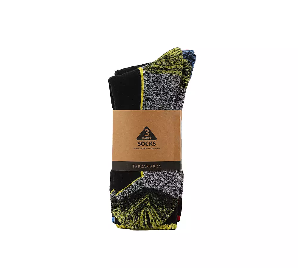 TARRAMARRA Connor Unisex Socks Three Paris Pack