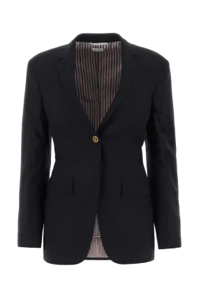 Thom Browne Midnight Blue Wool Blazer