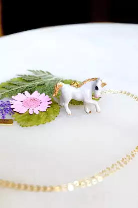 Tiny Unicorn Mama Necklace