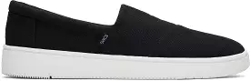 TRVL Lite Alpargata Slip On - Black Canvas