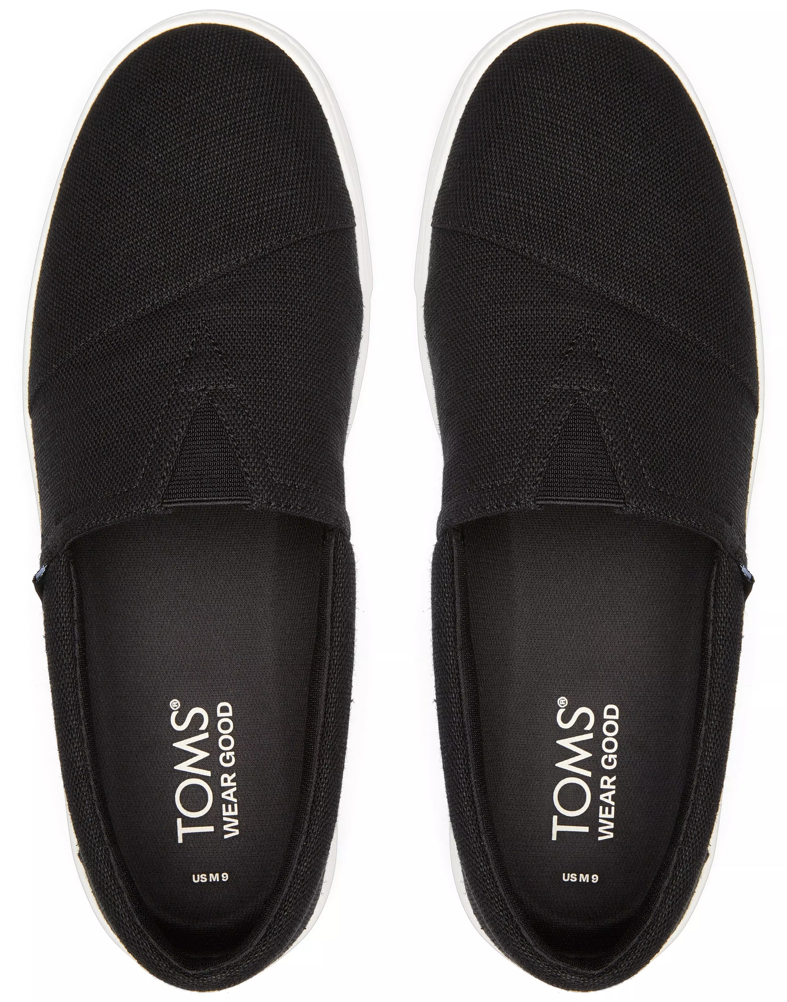 TRVL Lite Alpargata Slip On - Black Canvas