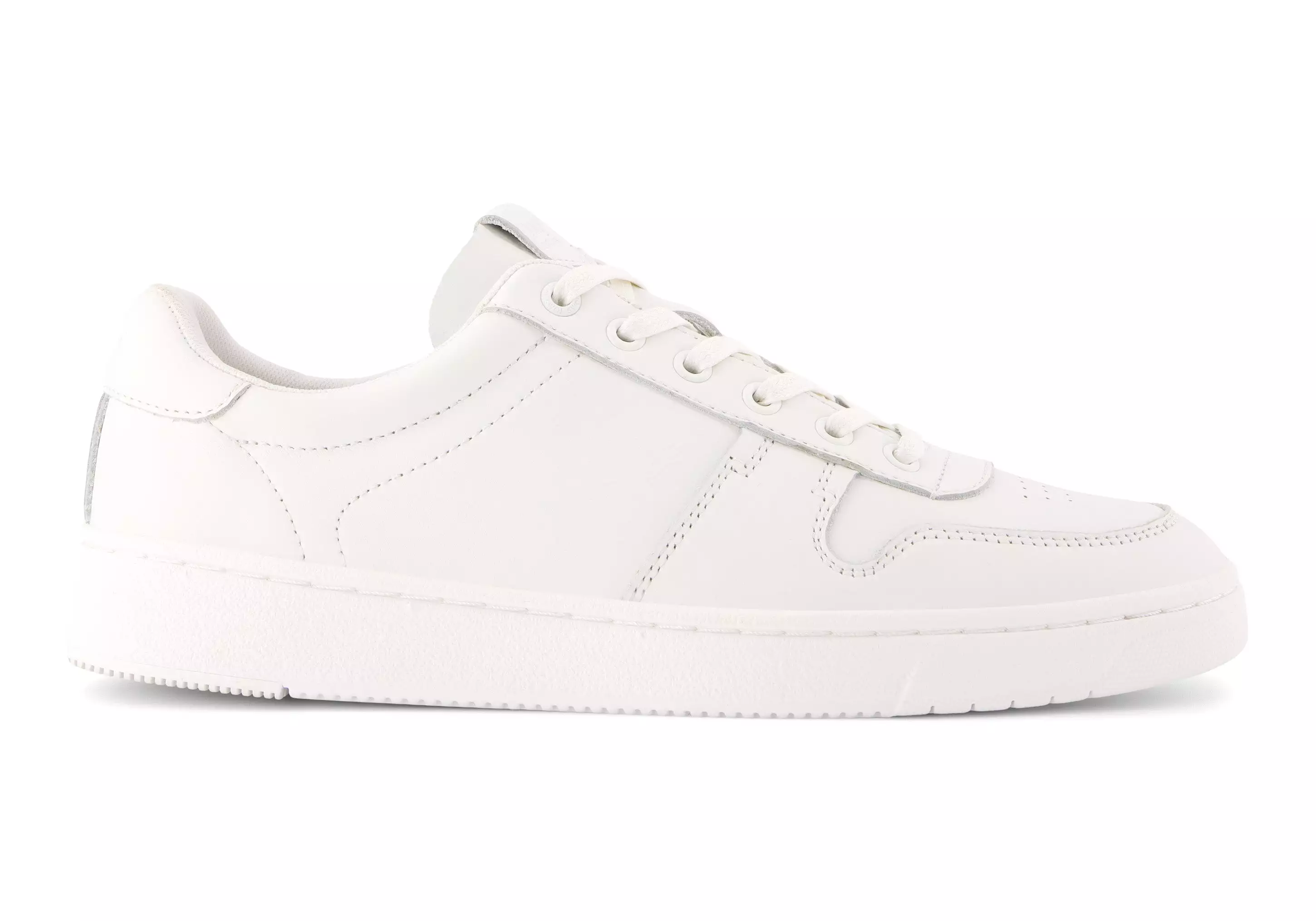 TRVL Lite Court Sneaker - White Leather