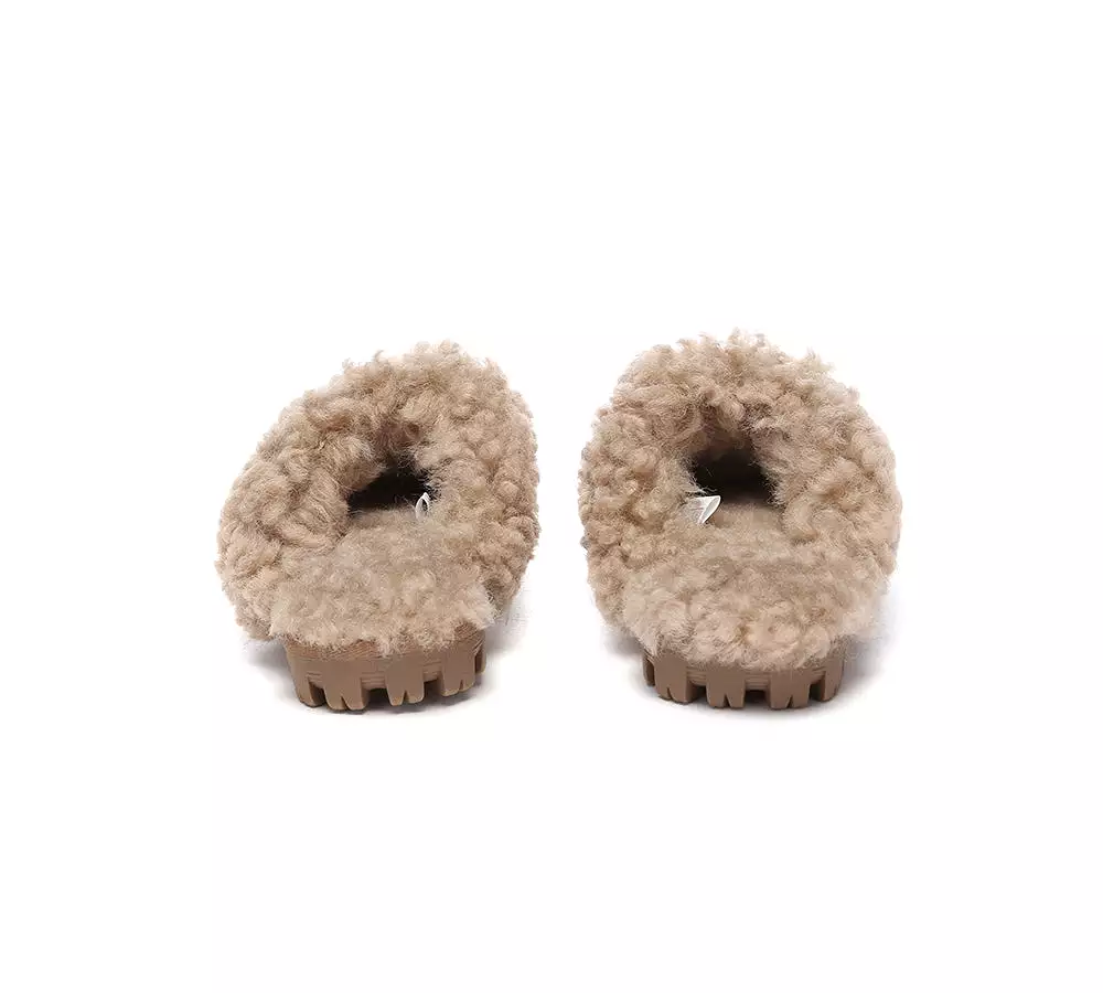 UGG AUSTRALIAN SHEPHERD Ugg Slipper Double Faced Sheepskin Waffle Curly