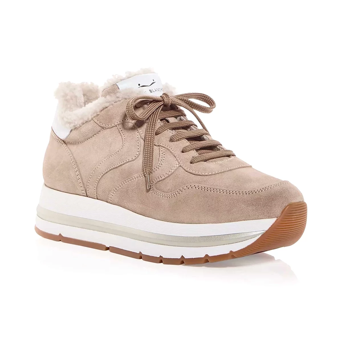 Voile Blanche Women's Maran Fur Suede Beige