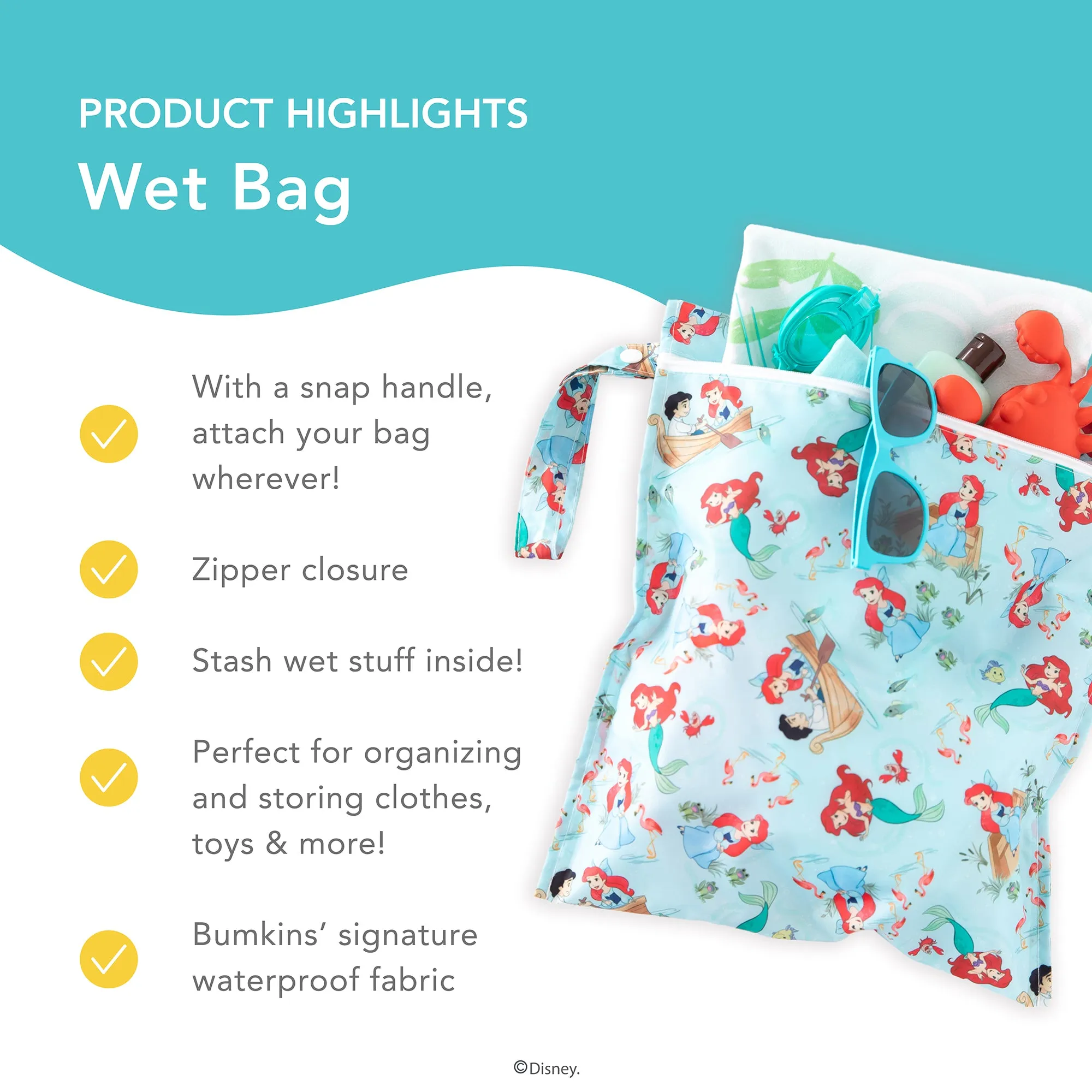 Wet Bag: Disney Princess Ariel