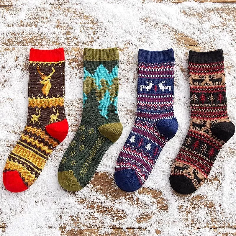 Women's Christmas Thick Warm Socks Gift Box