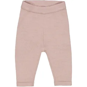 Wool Knit Trousers Neel - rose powder