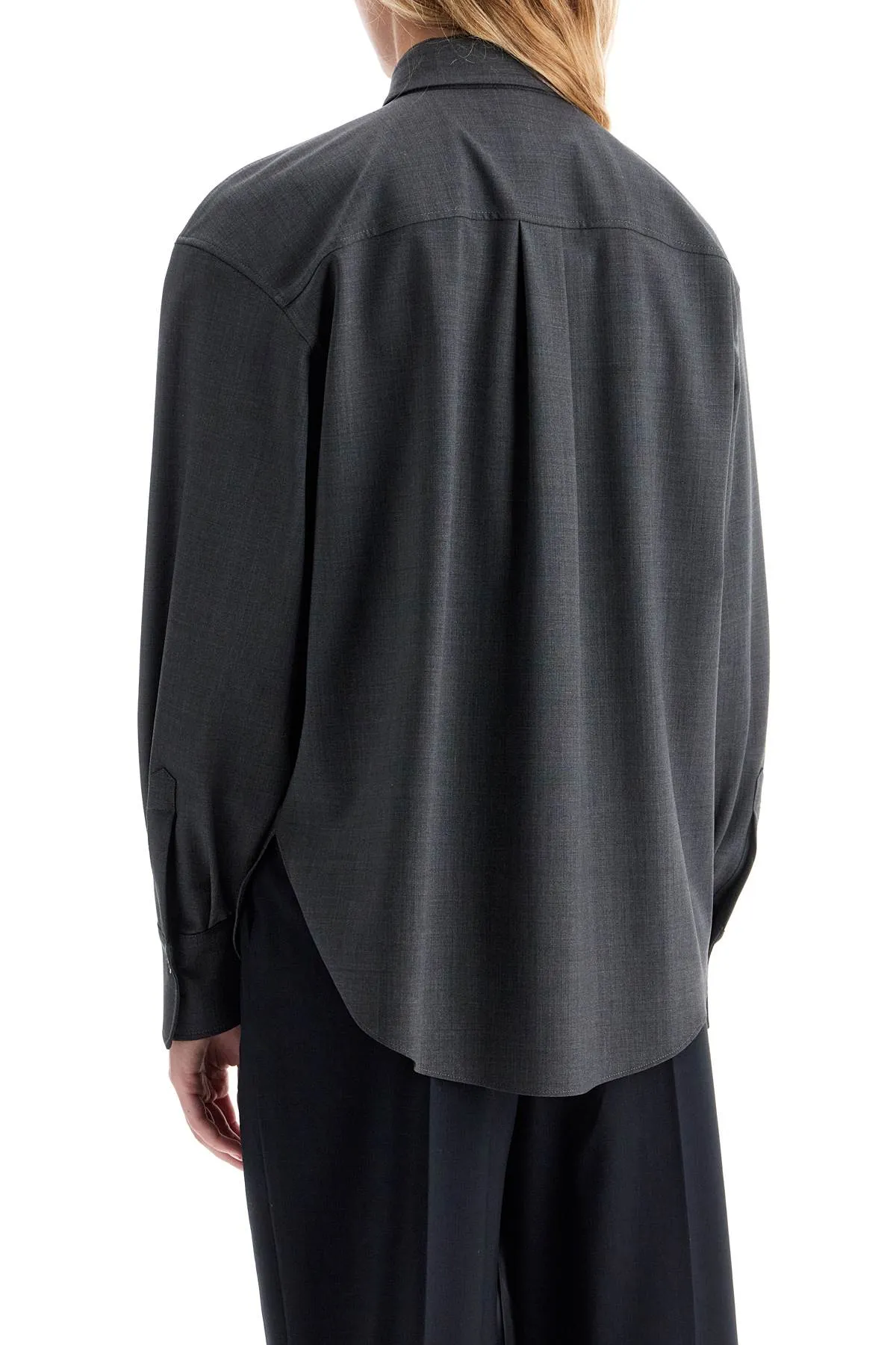 wool shirt M0W07MK916 GRIGIO LIGNITE