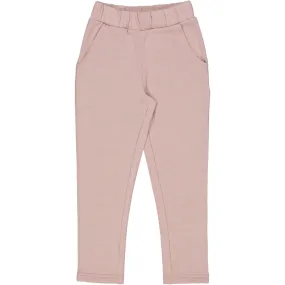 Wool Sweat Pants Petri - rose powder